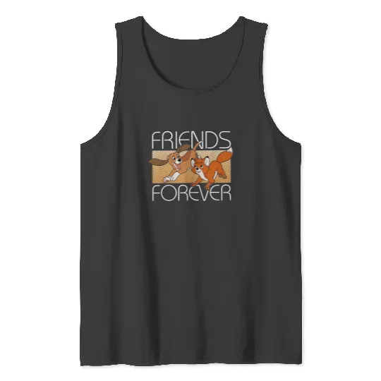 Friend Forever - Hound Tod & Copper Tank Tops, The Fox and The Hound Tank Tops, Disney Best Friend Tank Tops, Disney 2023 Tank Tops, Gift Ideas