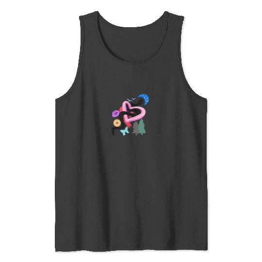 TaylorSwift eras inspired logo Tank Tops