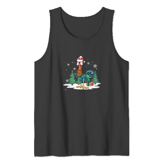Hei Hei Moana Disney Christmas Tank Tops, Funny Christmas Tank Tops