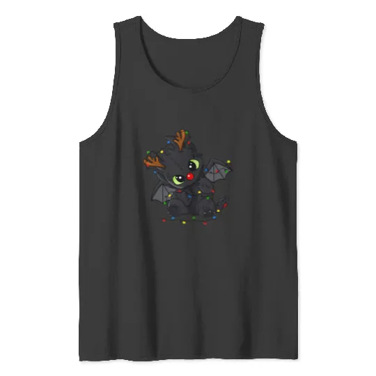 Disney Toothless Christmas Lights Tank Tops