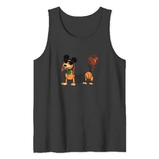 Toy Story Slinky Dog Tank Tops, Disney Toy Story Tank Tops, Mickey Ears Slinky Dog