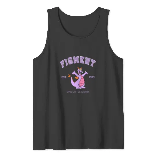 Disney Figment Tank Tops, Figment Est 1983 Tank Tops, Figment Tank Tops