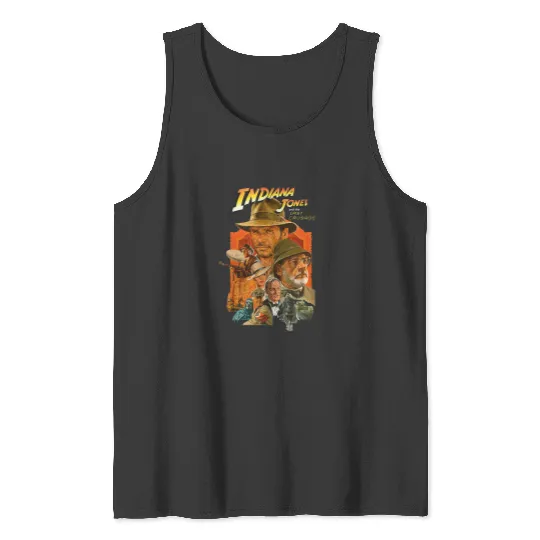 Vintage Indiana Jones Adventure Disneyland 1995 Tank Tops, Indiana Jones Tank Tops