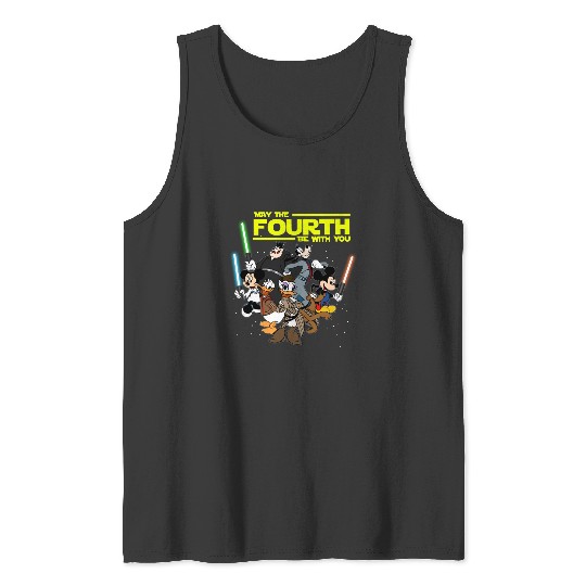 Disney Star wars May the fourth be with you Tank Tops, Galaxy's Edge Tank Tops