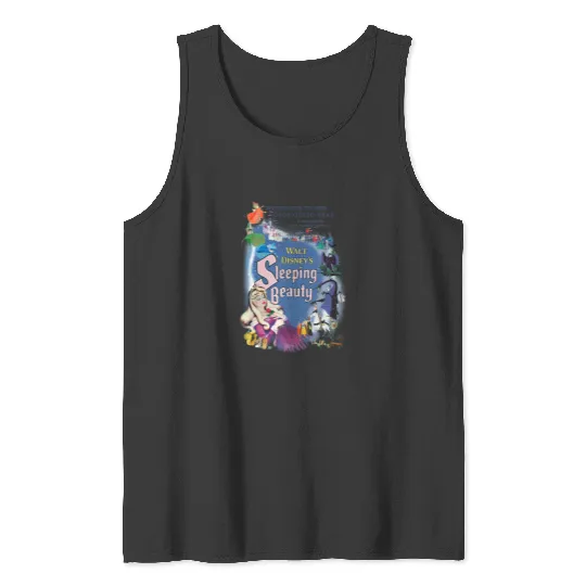 Retro Disney Sleeping Beauty Tank Tops, Aurora and Prince Philip Tank Tops