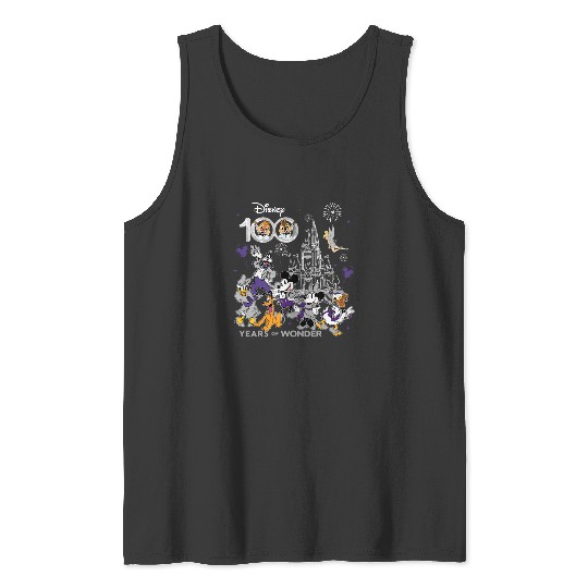 Disney 100 Years Of Wonders Tank Tops, Mickey & Friends 100th Anniversary Tank Tops