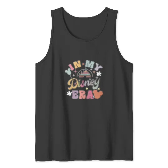 In My Disney Era  Tank Tops, Disney Trip, Colorful Vacay Tank Tops, Disney Aesthetic Tank Tops
