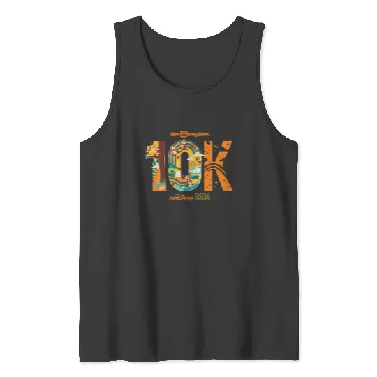 runDisney Chipmunks Chip And Dale 10K Running Tank Tops, Disney Marathon Weekend 2024, Disney Running Tank Tops