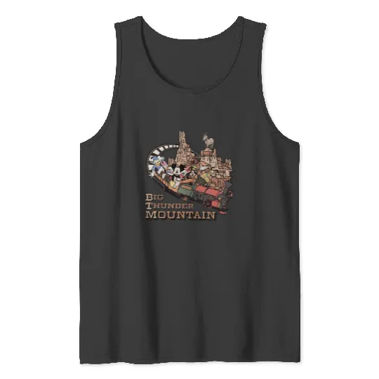 Colors Vintage Big Thunder Mountain Tank Tops, Disney Big Thunder Mountain Railroad Tank Tops, Magic Kingdom Tank Tops, Frontierland Tank Tops