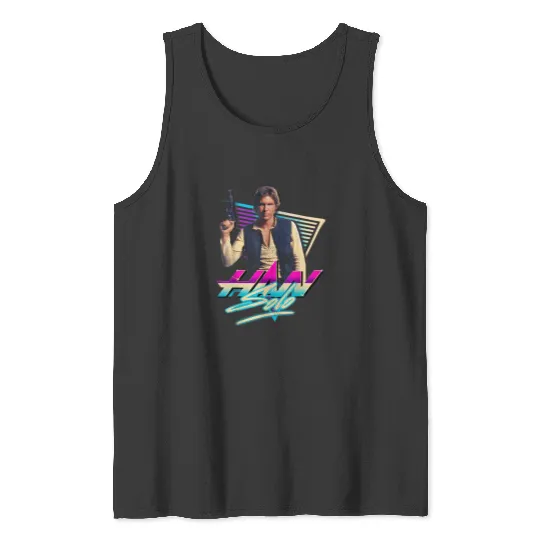 Han Solo Eighties Retro Star Wars Retro Tank Tops Disneyland Summer Trip 2023
