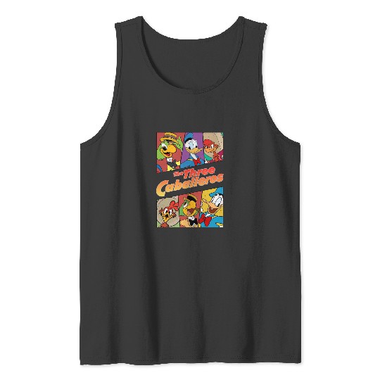 Disney The Three Caballeros All Characters Retro Tank Tops, Animal Kingdom