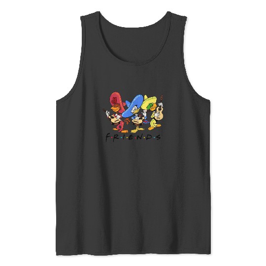 Disney Three Caballeros Mexico Tank Tops, Donald Duck Jose Carioca Panchito Friends Tank Tops