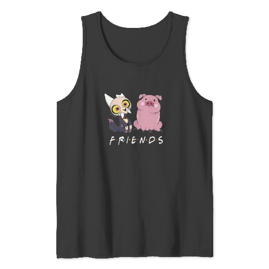 Disney Channel Gravity Falls Waddles & King The Owl House Friends Tank Tops