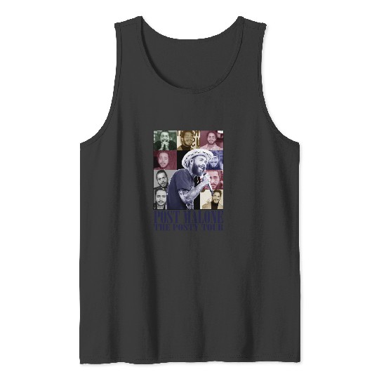 Eras Tour Style Post Malone Tank Tops, Vintage Post Malone The Posty Tour 2023 Gift
