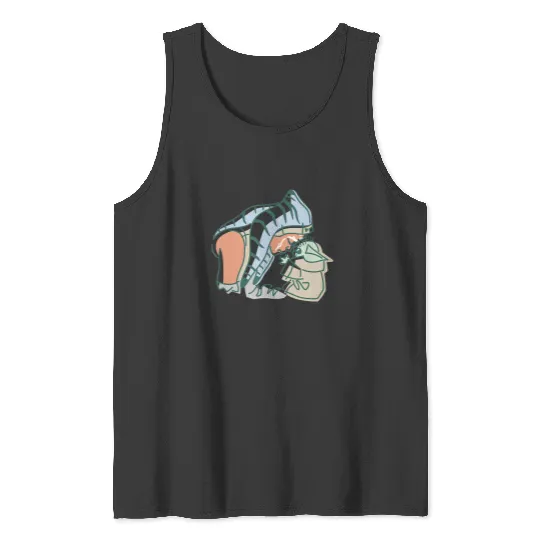 Grogu and Ahsoka Tano Tank Tops, Disney Star Wars Tank Tops