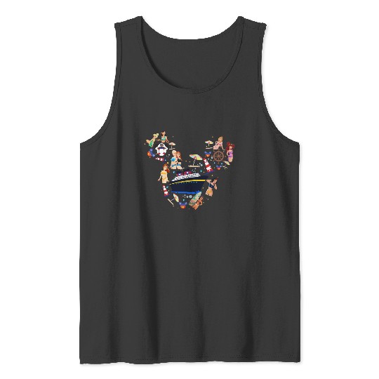 Disney Cruise Princess Tank Tops, Magical Cruisin Princess Tank Tops