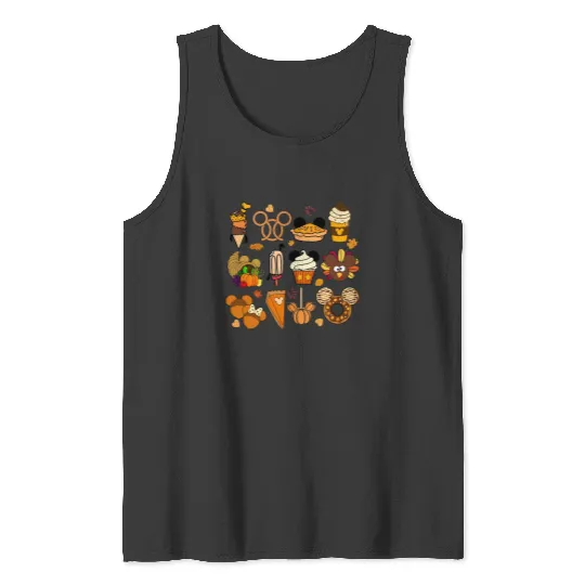 Disney Snacks Tank Tops, Disney Life Tank Tops, Disney Food n Drink, Mickey Waffle Tank Tops