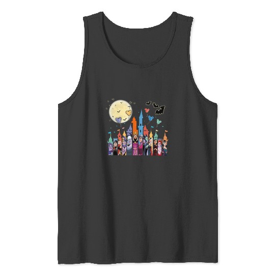 Disney Villains Tank Tops, Maleficent Evil Queen Tank Tops, Disney Castle Balloon Tank Tops