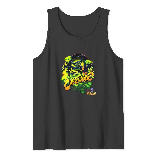 Vintage Chernabog Mickey's House Of Villain Disney Tank Tops