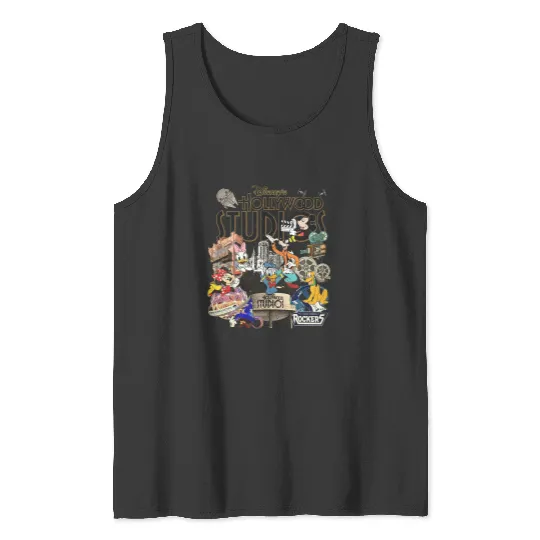 Vintage Disney Hollywood Studios 2023 Tank Tops, Mickey and Friends Tank Tops, Disney Family Vacation 2023 Tank Tops