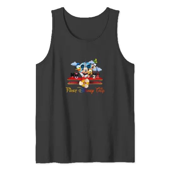 My First Disney Trip Tank Tops, Disney Bound Tank Tops, Disney Family Vacation Tank Tops