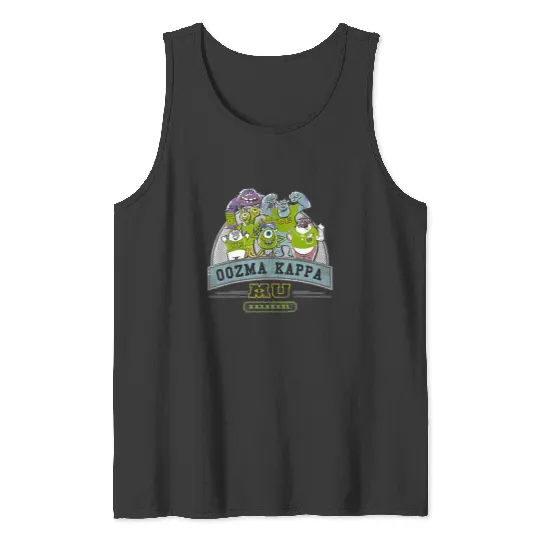 Disney Pixar Monsters University Oozma Kappa Group Retro Tank Tops