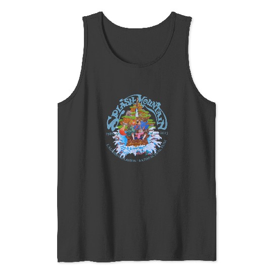 Retro Disneyland Splash Mountain Tank Tops, Vintage Disney Tank Tops, Disney Splash Mountain Tank Tops