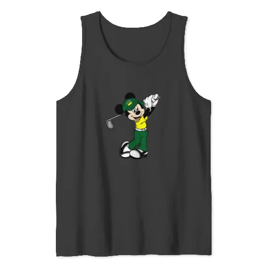 Colors Mickey Golf Tank Tops, Disney Family Matching Tank Tops
