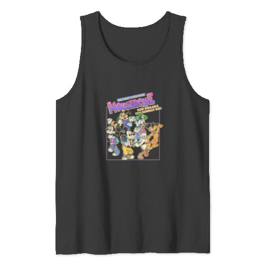 Vintage Disney Mousercise 90's Promotional Tank Tops, Disney Tank Tops