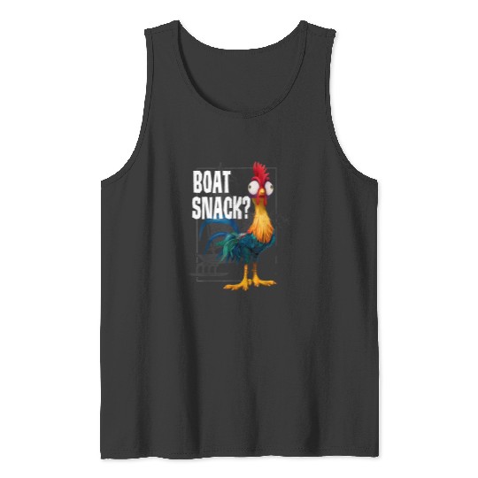Disney Moana Hei Hei Boat Snack Graphic Tank Tops