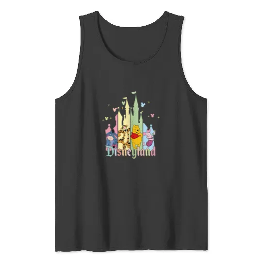 Disneyland Winnie The Pooh Castle Balloons Tank Tops, The Pooh Tank Tops, Winnie The Pooh Family, The Pooh And Friends Tank Tops, Disneyland Trip Tank Tops