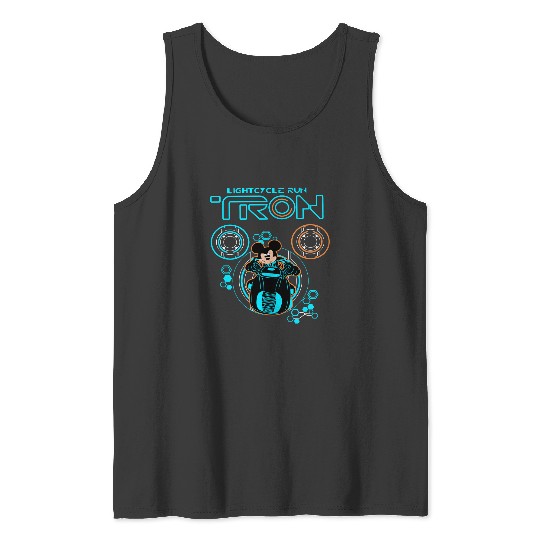 Disney Mickey Mouse Tron Lightcycle Run Ride Matching Tank Tops, Magic Kingdom WDW Unisex Tank Tops