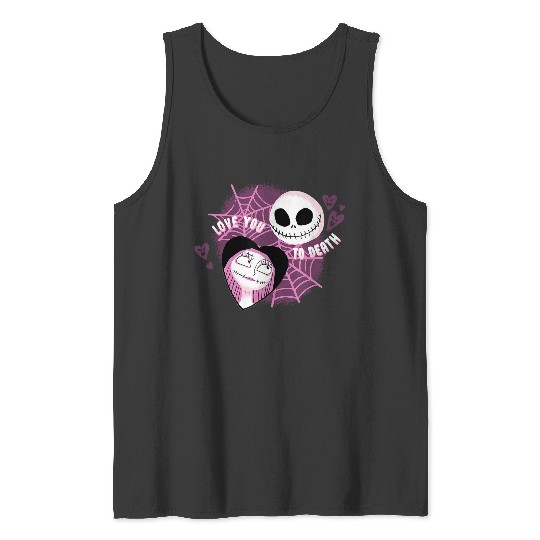 Disneyss The Nightmare Before Christmas Love You To Death Tank Tops