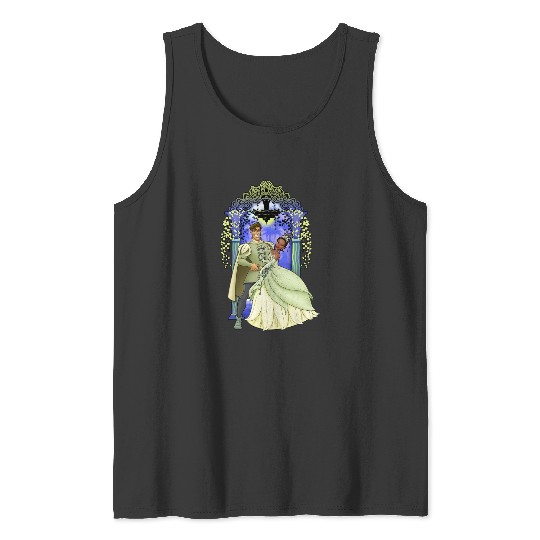 Disney Princess And The Frog Tiana And Naveen Portrait Tank Tops