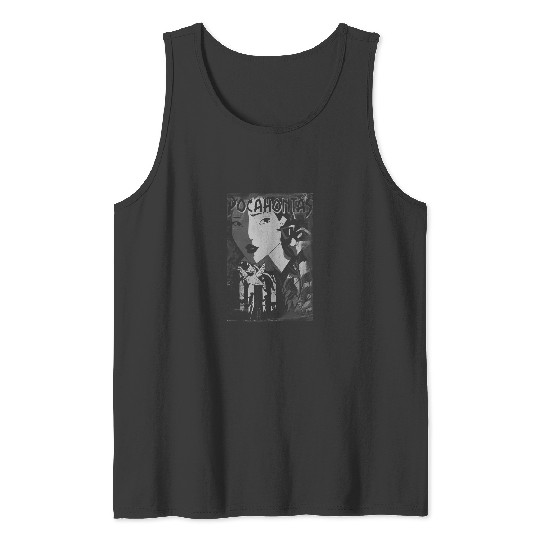 Disney Pocahontas Dark Portrait Poster Tank Tops