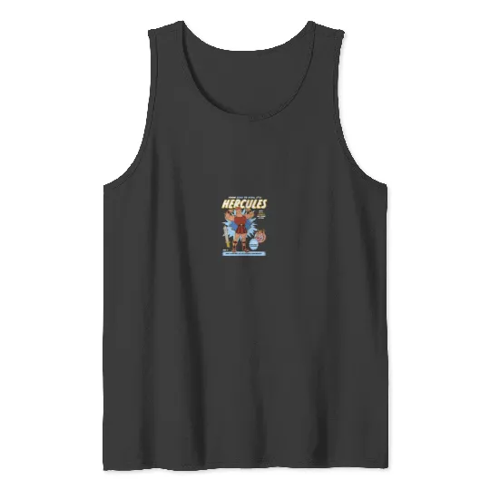 Disney Hercules Action Figure Poster Tank Tops