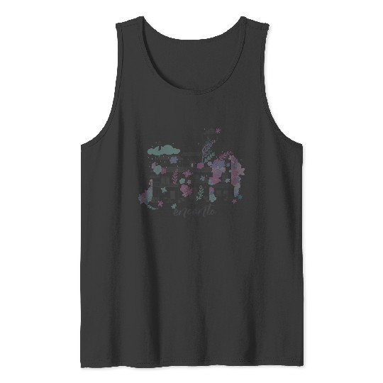 Disneyss Encanto Floral House Logo Tank Tops