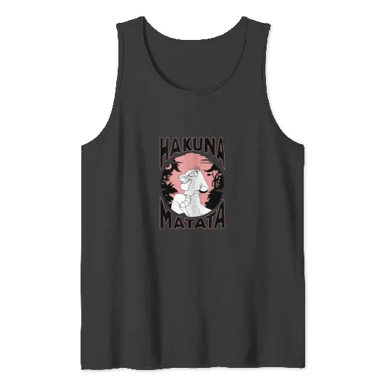 Disney The Lion King Hakuna Matata Sunset Simba 7106 Tank Tops