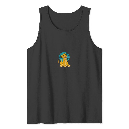 Disney The Lion King Young Simba Happy 5666 Tank Tops