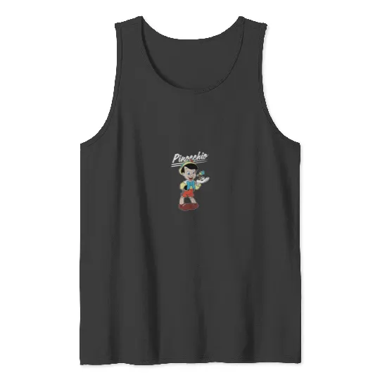 Disneyss Pinocchio And Jiminy Cricket Tank Tops