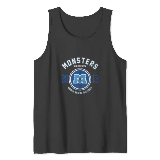 Disney Monsters University Logo Graphic Tank Tops