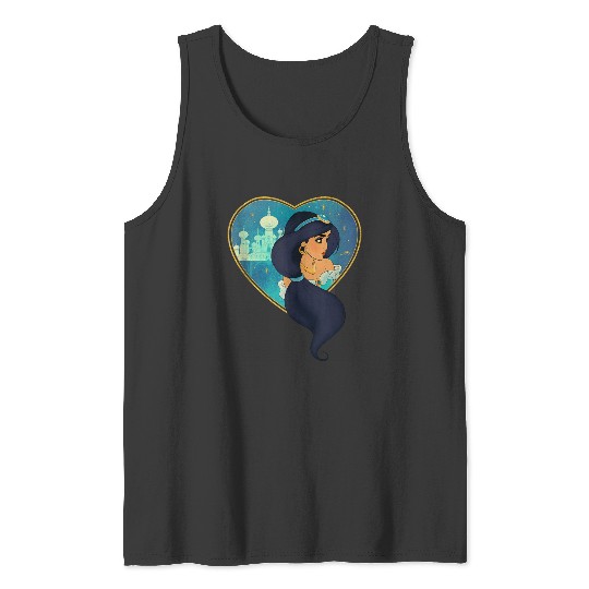 Disneyss Princess Jasmine Agrabah Heart Tank Tops