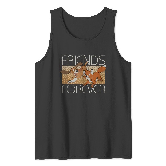 Disneyss The Fox And The Hound Friends Forever Tank Tops