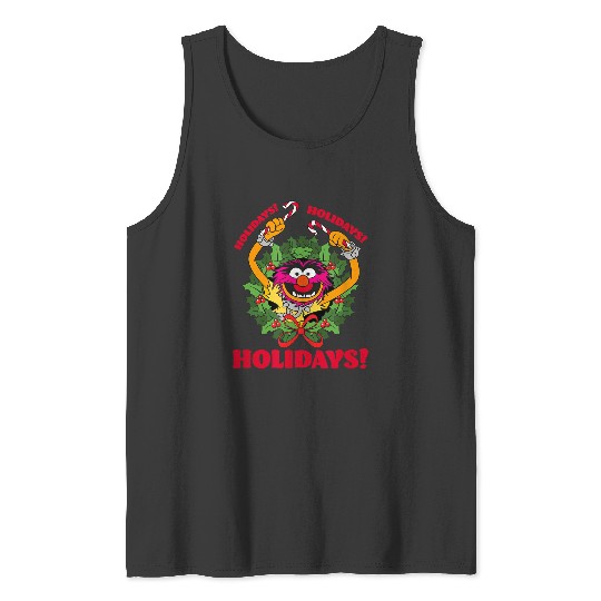Disneyss Christmas The Muppets Animal Holidays Holidays Tank Tops