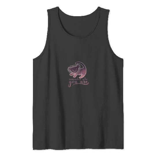 Disneyss The Lion King Remember Who You Are Simba Painting Tank Tops