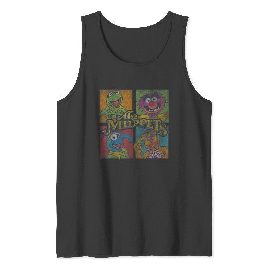 Disneyss Muppets Group Shot Box Up Tank Tops
