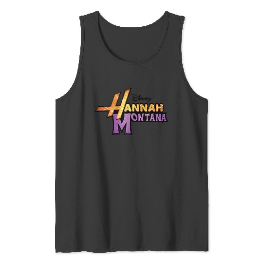 Disneyss Hannah Montana Logo Tank Tops