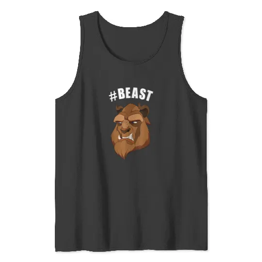 Disneyss Beauty And The Beast Hashtag Beast Portrait Tank Tops