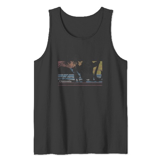 Disneyss Moana Maui Pua Oceania Adventure Vintages Tank Tops