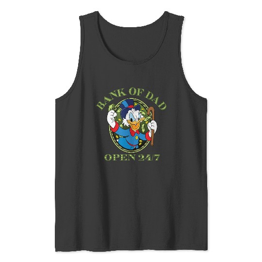 Disneyss Ducktales Bank Of Dad Tank Tops